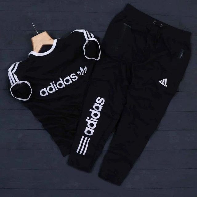 Adidas summer tracksuit (Black)